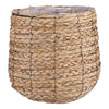 Mica Décorations - Corbeille à plantes mica avalon jonc de mer rond marron clair