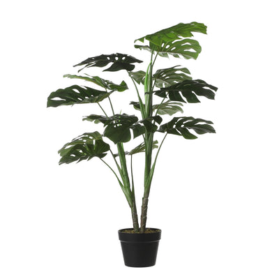 Mica Decorations -  Kunstplant mica monstera in plastic pot