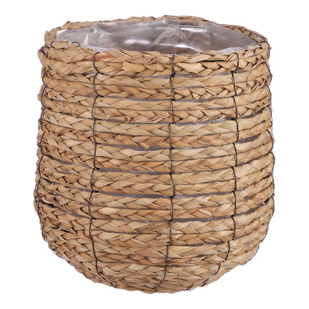 Mica Decorations -  Plantenmand mica avalon zeegras 26x26cm lichtbruin