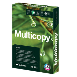 Multicopy -  Kopieerpapier  next a3 80gr wit | 3 stuks