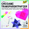Folia Paper - Papier origami Folia 20x20cm transparent 42gr 500 feuilles en 10 couleurs