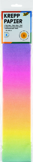 Folia Paper - Papier crépon folia arc-en-ciel 250x50cm 10 couleurs | 10 pièces