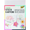 Folia Paper - Cartes à broder Folia 17,5 x x24,5cm 300gr 40 feuilles blanc
