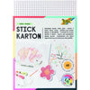 Folia Paper - Stickkarten Folia 17,5 x x24,5cm 300gr 40 Blatt weiß