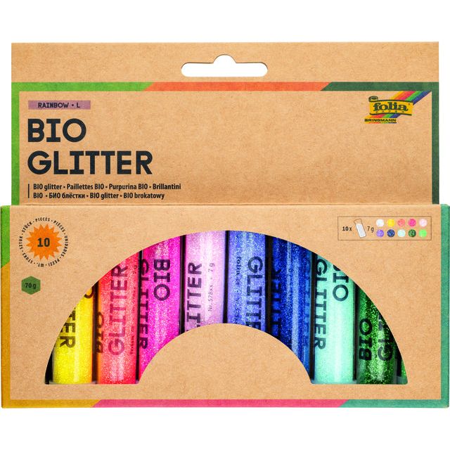 Folia - Folia Bio Glitter Set Rainbow l