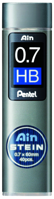 Pentel - Mine de crayon Ain Stein HB 0,7mm tube de 40 pièces