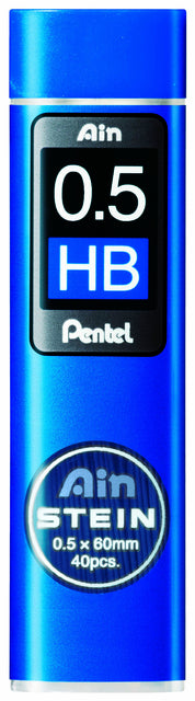 Pentel - Mine de crayon Ain Stein HB 0,5mm tube de 40 pièces