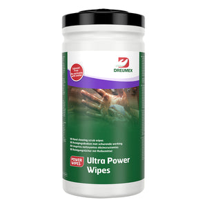 Dreumex - Chiffon de nettoyage Ultra Power Wipes boîte de 90 pièces blanc