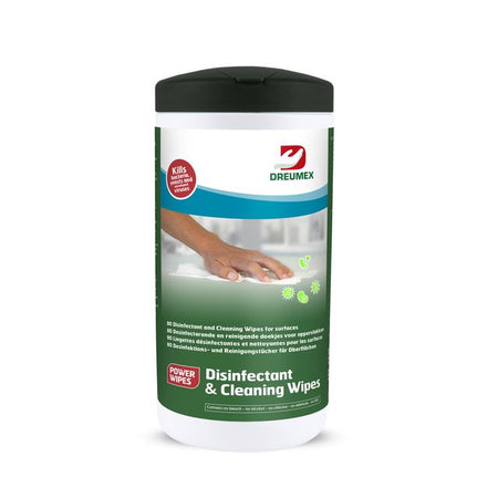 Dreumex -  Desinfectiedoekjes  bus 80 stuks wit