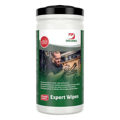 Dreumex - Chiffon de nettoyage Expert Wipes boîte de 90 pièces blanc