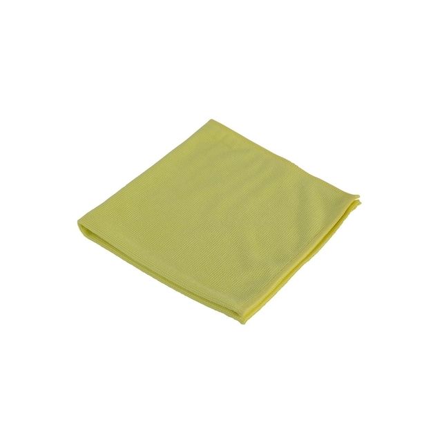 Cleaninq - Chiffon microfibre professionnel 40x40cm jaune 10 pièces