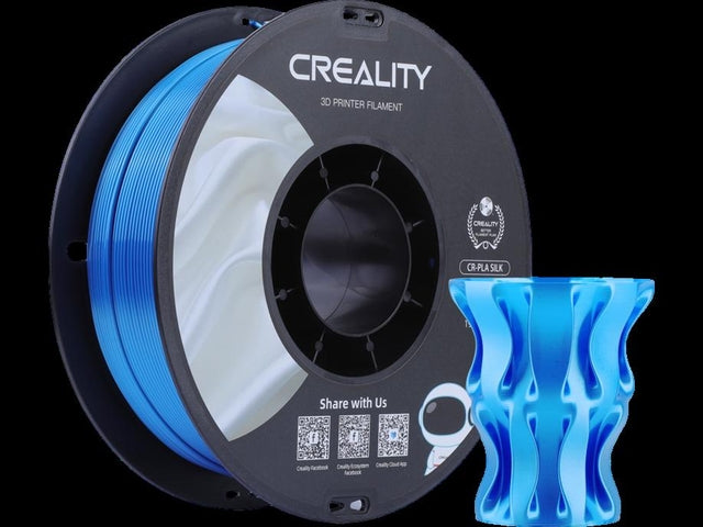 CRÉCESITÉ - CRIALITY FILAMENT 3D PLA 1,75 mm de soie bleu 1kg