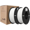 Creality - Filament 3D PLA 1,75mm blanc 2x 1 kg