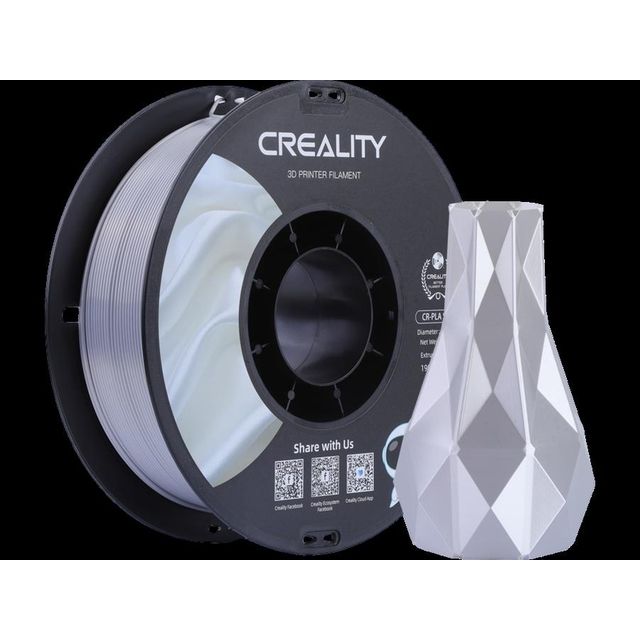 Creality -  3d filament  pla 1.75mm silk zilver 1kg