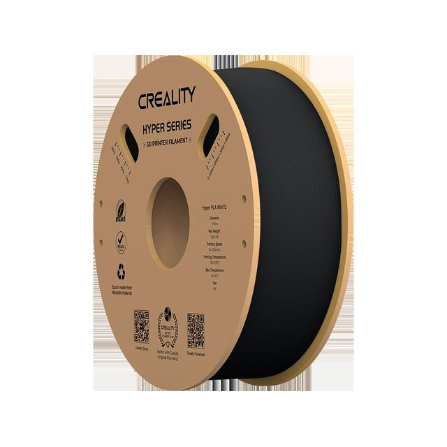 Creality -  3d filament  hyper pla 1.75mm zwart 1kg