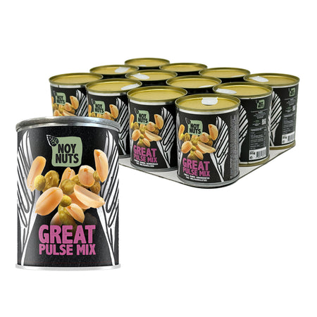 NoyNuts - Excellent mélange de noix et de légumineuses en boîte de 45 grammes | 12 pièces