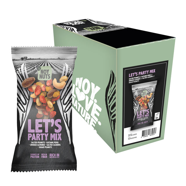 NoyNuts - Nuts Let's Party Mix Beutel 45 Gramm | 12 Stück
