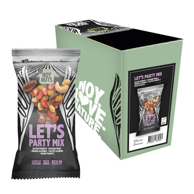 NoyNuts - Sac de mélange de noix Let's Party 45 grammes | 12 pièces