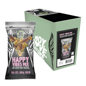 NoyNuts - Nuts Happy Vibes Mix Beutel 45 Gramm | 12 Stück