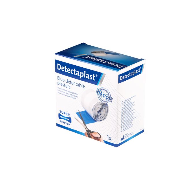 Detectaplast - Elastisches blaues Textilpflaster 6cmx5m