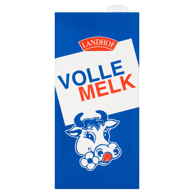 Landhof - Milch volle Haltbarkeitspackung 1 Liter | 12 Stück