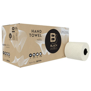 BlackSatino - Rouleau de serviettes PT50 Original 2 couches 175m blanc 307194