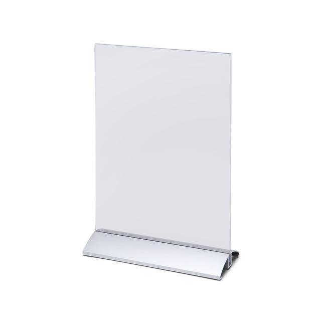 IEZZY traiteur et cate - Porte carte menu sur pied A4 socle aluminium