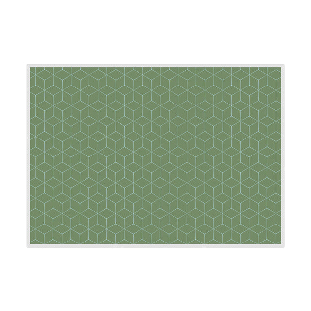 Izzy Horeca et Cate - Green Hexagon Placemat