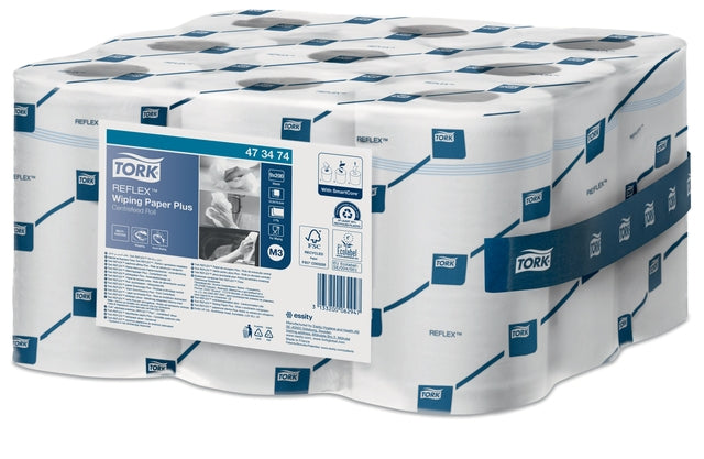 Tork -  Poetspapier m3 advanced 2laags 200 vel wit