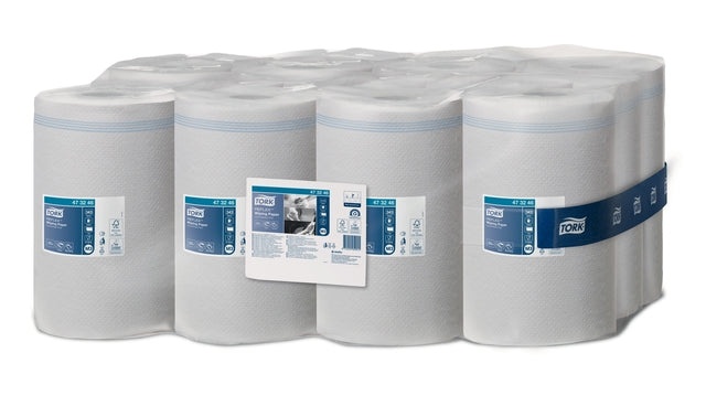 Tork - Papier nettoyant M3 Reflex Advanced 1 couche 343 feuilles blanc 473246