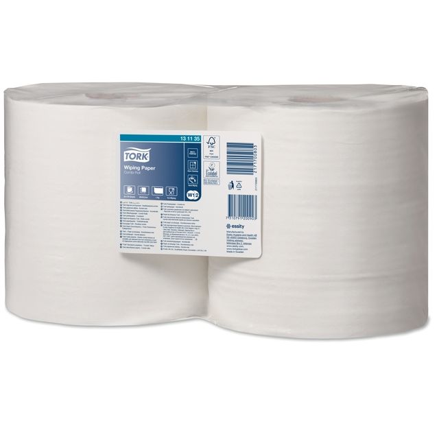 Tork - Reinigungspapier W2 Advanced 1-lagig 1150 Blatt weiß 131135