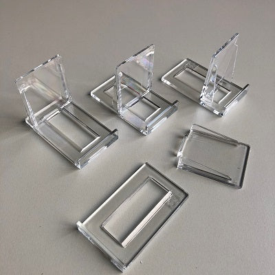 Klika - Support coulissant transparent petit 4 pièces 40 pièces
