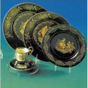 Klika - Présentation de vaisselle transparente 2 pièces