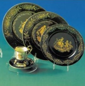 Klika - Présentation de vaisselle transparente 2 pièces