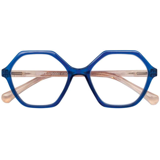I Need You - Lesebrille Stella +3,00 dpt blau