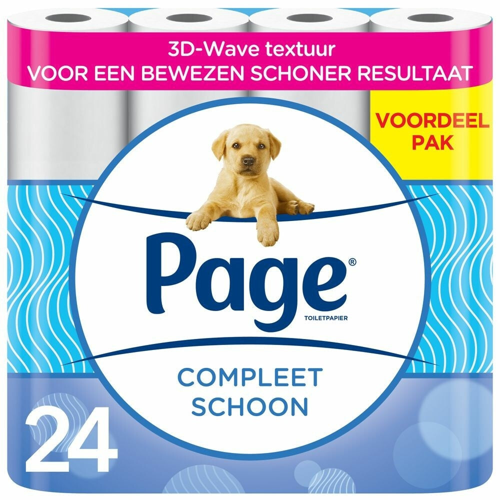 Page -  Toiletpapier Compleet Schoon 2-laags 140vel 24 rol wit