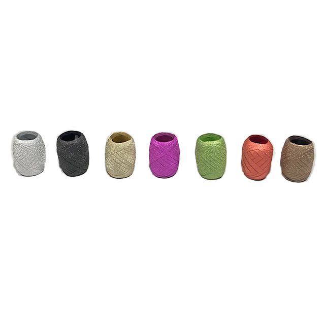 Haza -  Polyband assorti glitter 20mx5mm
