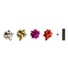 Haza - Rosaces 50mm paillettes assorties