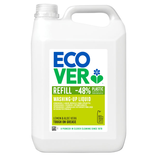 Ecover - Liquide vaisselle citron aloe vera 5l | 4 pièces