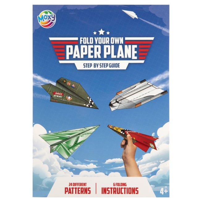 Office -  Fold your own paper planes block 24 sheet 25x18cm | 12 stuks