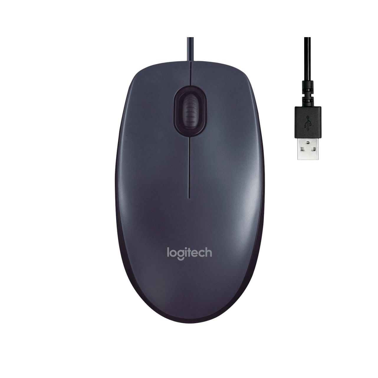 Logitech -  Muis  usb b100 zwart