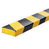 Durable -  Beschermingsprofiel S20 recht 1m geel zwart | 5 stuks