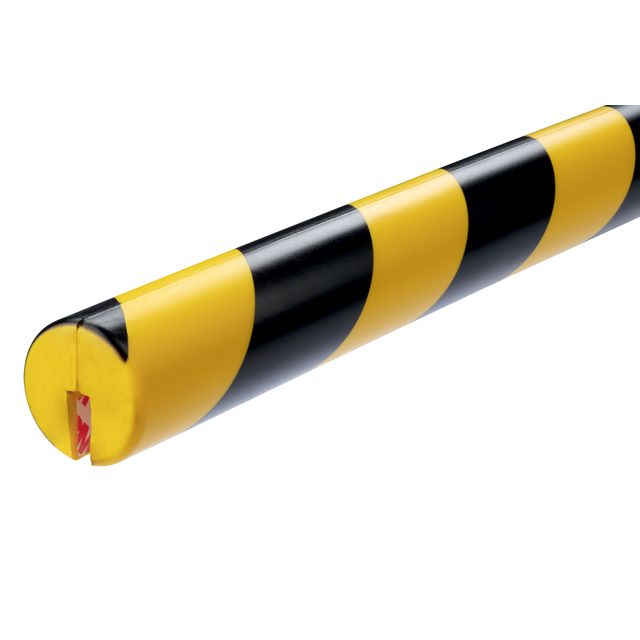 Durable - Profilé de protection E8R coin 1m jaune noir | 5 pièces