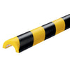 Durable - Profilé de protection P30 tube 1m jaune noir