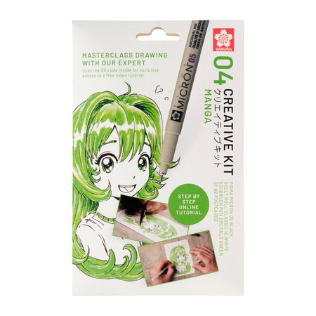 Sakura - Set de dessin Creative Kit Manga 6 pièces