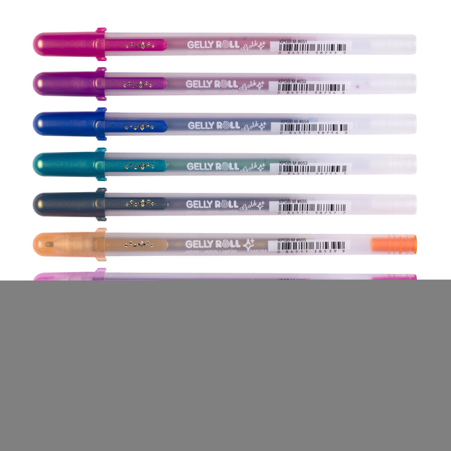 Sakura -  Gelschrijver Gelly Roll Gold Silver Shadow set à 10 kleuren