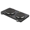 Inventum - Table de cuisson électrique 2 s noir