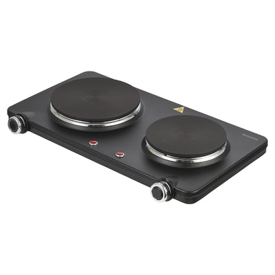 Inventum - Table de cuisson électrique 2 s noir