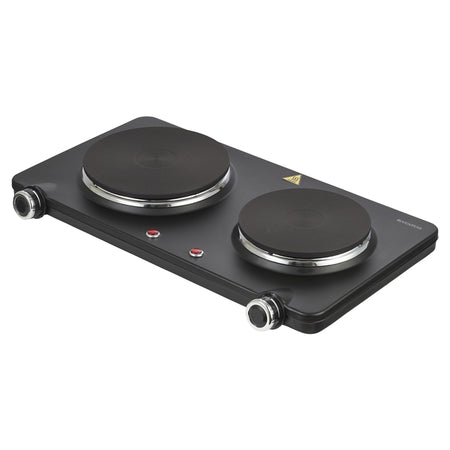 Inventum - Table de cuisson électrique 2 s noir