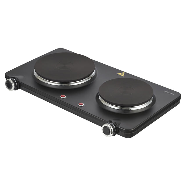 Inventum - Table de cuisson électrique 2 s noir